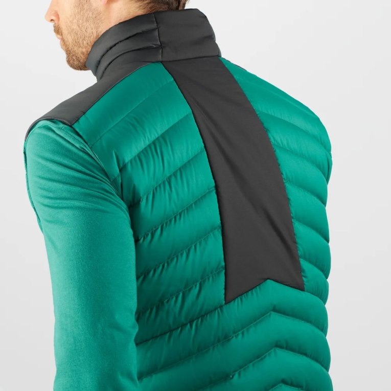 Chalecos Aislantes Salomon Essential Xwarm Down Hombre Verdes | MX PDHS123